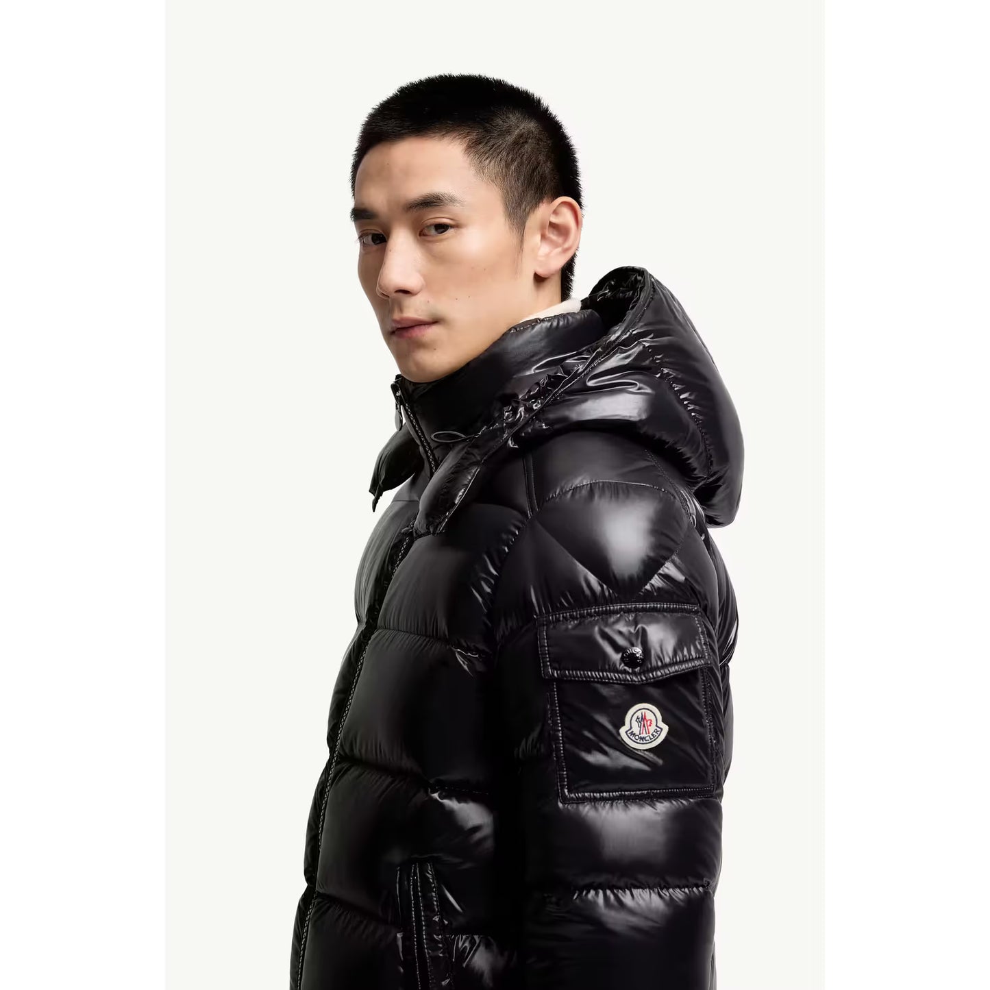 Moncler Maya Hooded Short Down Jacket