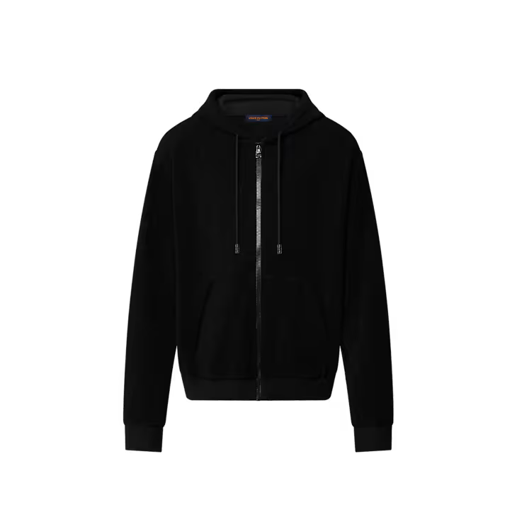 Monogram French Terry Zip-Through Hoodie