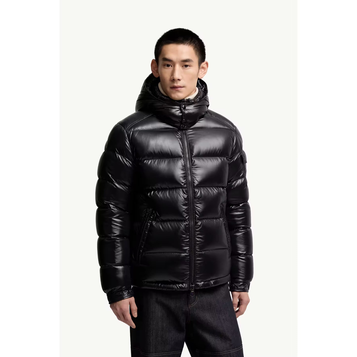 Moncler Maya Hooded Short Down Jacket