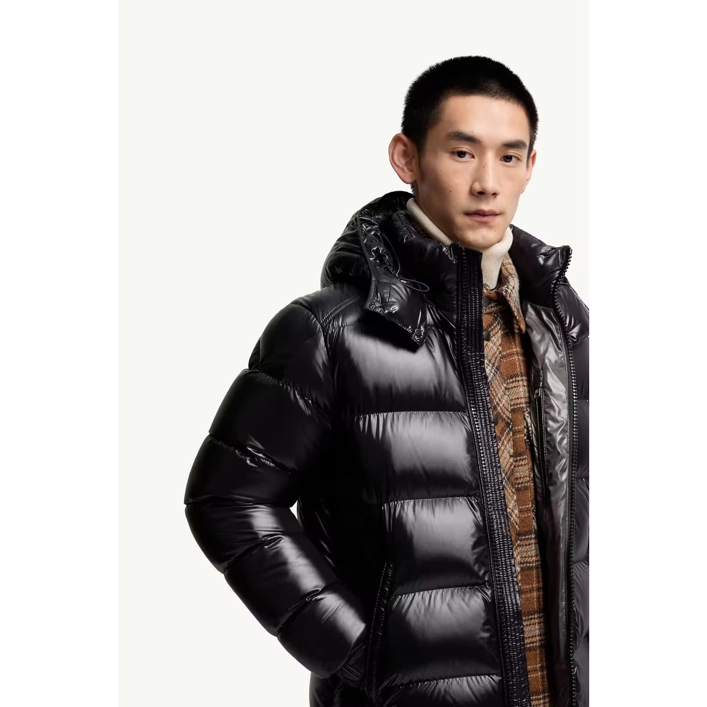 Moncler Maya Hooded Short Down Jacket